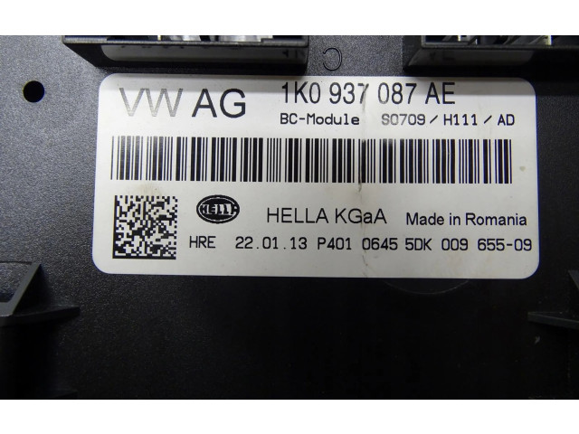 Блок комфорта 1K0937087AE Skoda Superb B6 (3T)