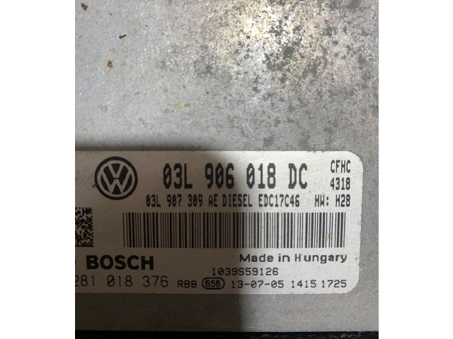 Řídící jednotka 03L906018DC Skoda Superb B6 (3T) 2008