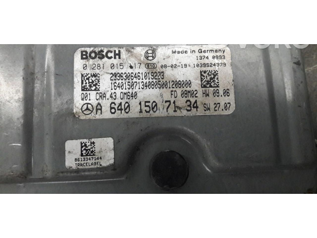 Řídící jednotka A6401507134 Mercedes-Benz B W245 2008