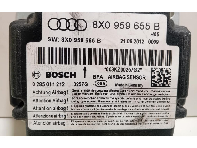 Блок подушек безопасности 8X0959655, 8X0959655   Audi A1