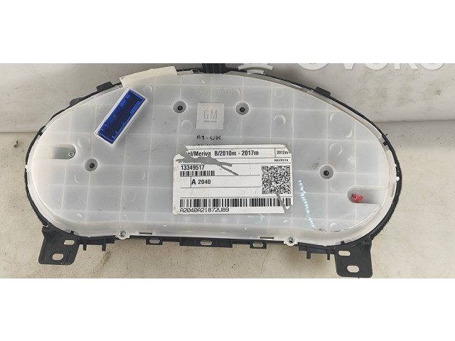 Панель приборов 13349517   Opel Meriva B       