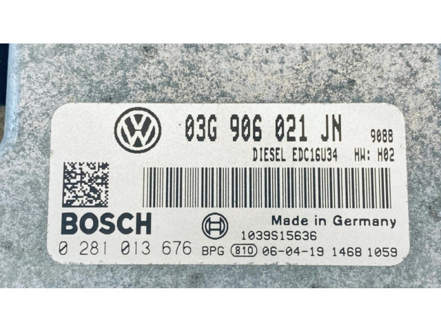 Řídící jednotka 03G906021JN, 0281013676 Seat Toledo III (5P) 2006