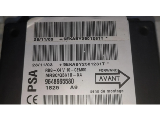 Блок подушек безопасности 9648665580 Citroen C5