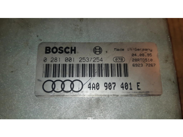 Řídící jednotka 0281001253254, 4A0907401E   Audi A6 S6 C4 4A 1995