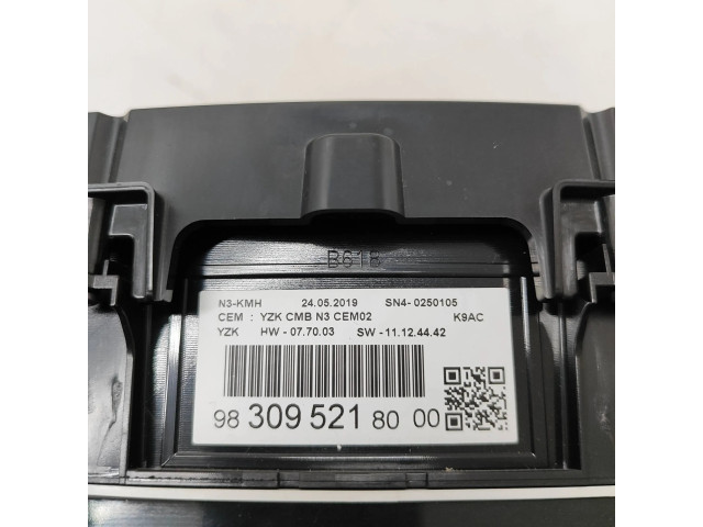 Přístrojová deska  Citroen Berlingo 2019 9830952180, 24052019  