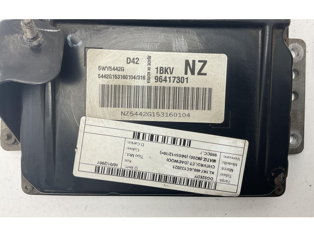 Комплект блоков управления 96417301, 1BKV   Chevrolet Matiz