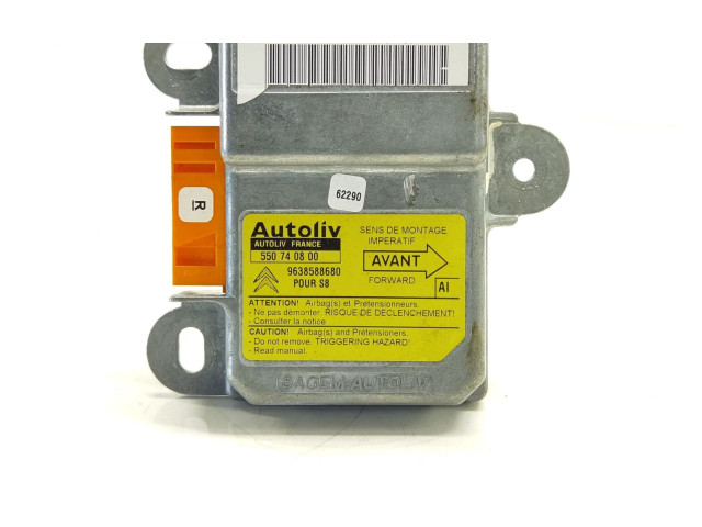 Блок подушек безопасности 9638588680, 550740800   Citroen Saxo