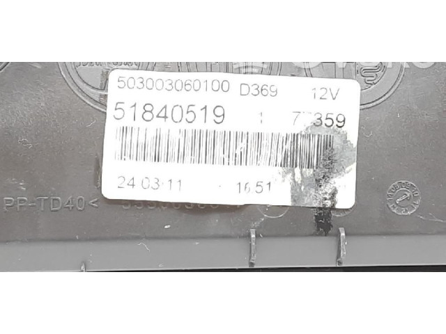 Přístrojová deska Fiat Punto Evo 2009 NB5520006076018, 51840519