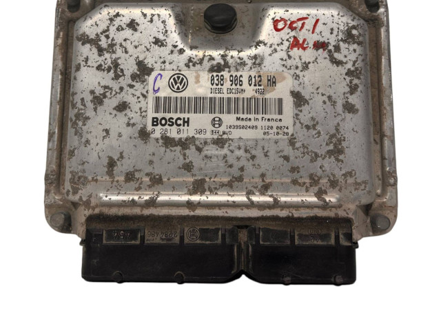 Блок управления двигателя 038906012HA, 1039S02409   Skoda Octavia Mk1 (1U)