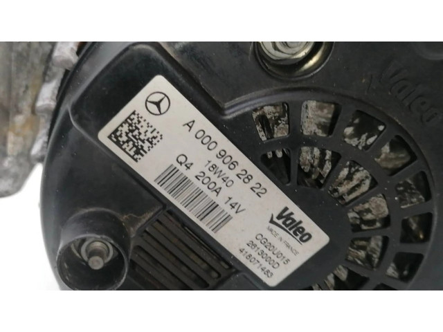Генератор A0009062822, 2613000D   Mercedes-Benz GLC C253 2.1     