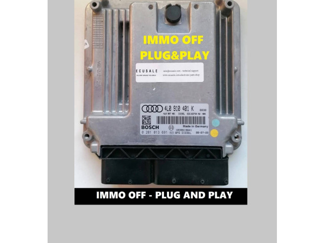 Řídící jednotka 0281013691, 4L0910401K   Audi Q7 4L 2007