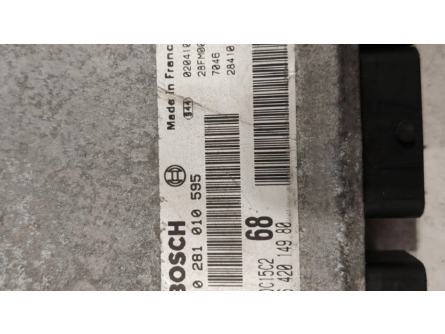 Блок управления двигателем Блок управления 0281010595, 9642014980 Citroen Xsara Picasso