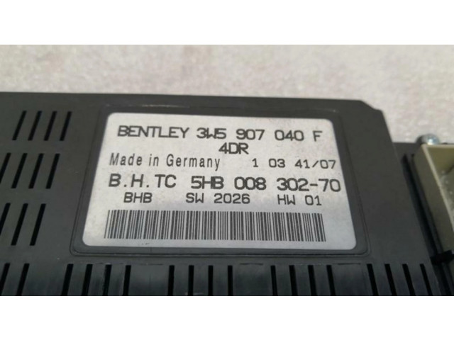 Модуль блока управления кондиционером 3W5907040F Bentley Flying Spur