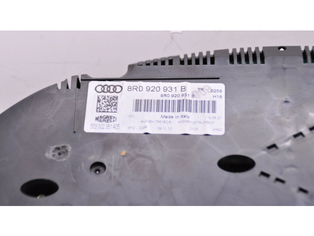 Панель приборов 8R0920931B Audi Q5 SQ5
