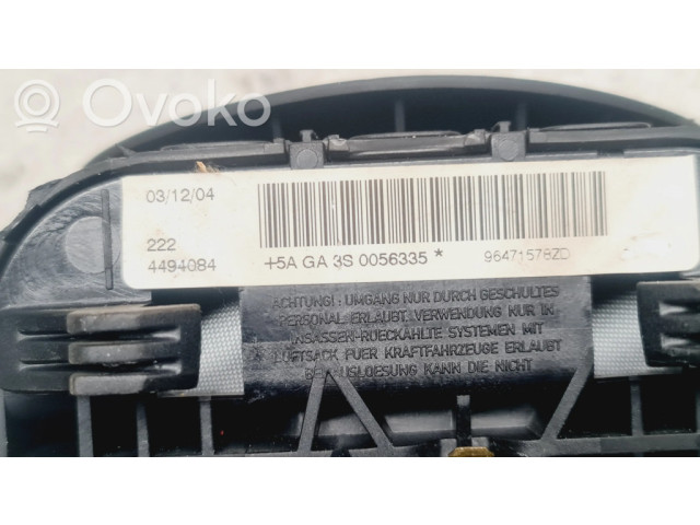 Подушка безопасности водителя 96471578ZD, 6027986D Citroen C4 I