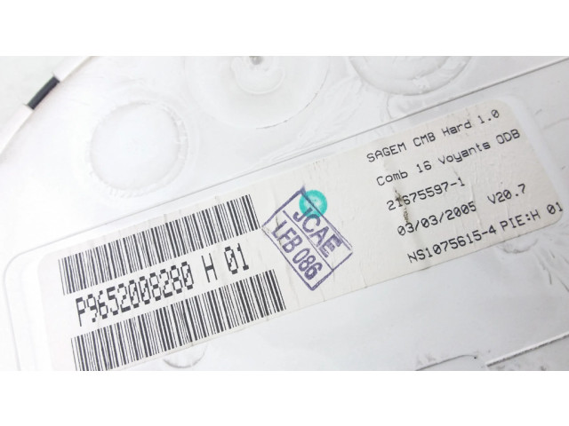Панель приборов P9652008280, 9652008280 Citroen C3