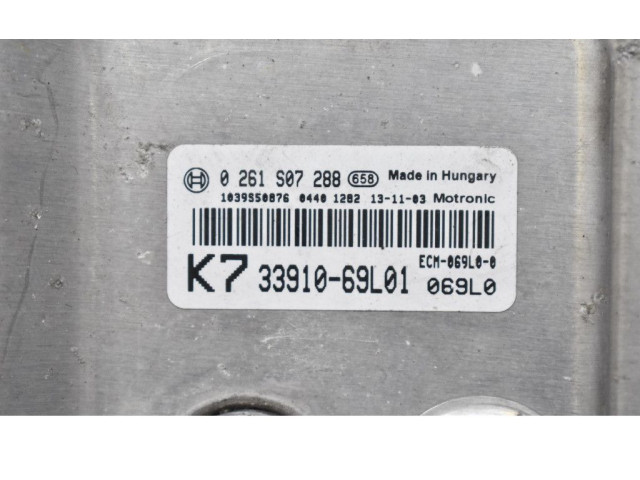 Блок управления двигателем ECU 33910-69L01, 33910-69L01 Suzuki Swift II
