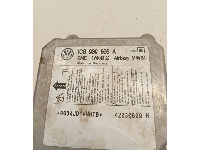 Блок подушек безопасности 1C0909605A, 42030809H   Volkswagen Transporter - Caravelle T5