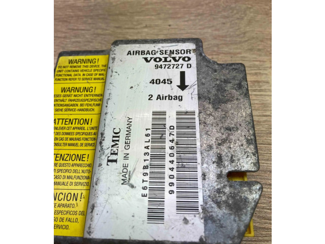Блок подушек безопасности 9472727D Volvo V70
