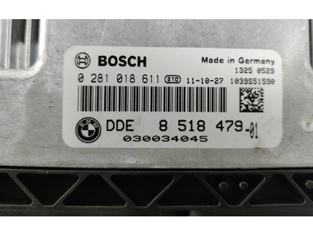 Блок управления двигателя 8518479, 0281018611   BMW X3 F25