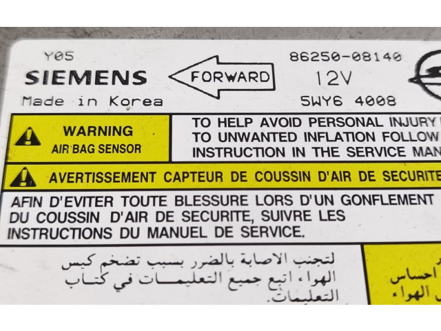 Блок подушек безопасности 8625008140, 5WY64008   SsangYong Rexton