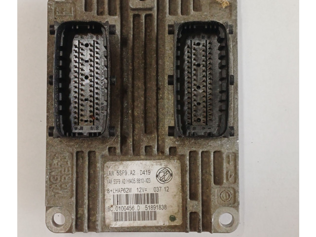 Řídící jednotka 51891838, IAW5SF9A2   Fiat Punto Evo 2011