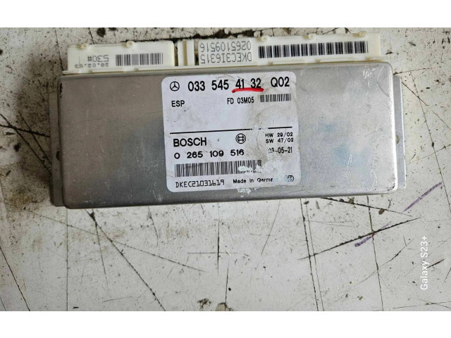 Блок управления АБС 0335454132, 0265109516   Mercedes-Benz E W211