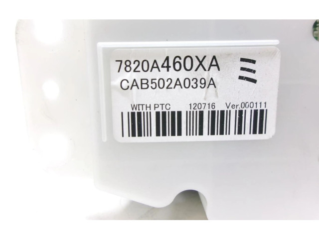 Блок управления климат-контролем 7820A460XA Mitsubishi Outlander