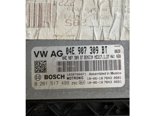Блок управления двигателя 04E907309BT, 0261S17499   Volkswagen Jetta USA