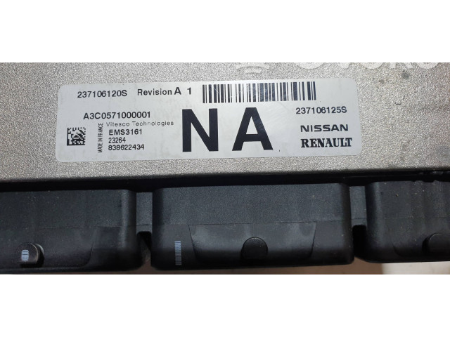Блок управления двигателем Блок управления 237106120S, 838622434 Dacia Jogger