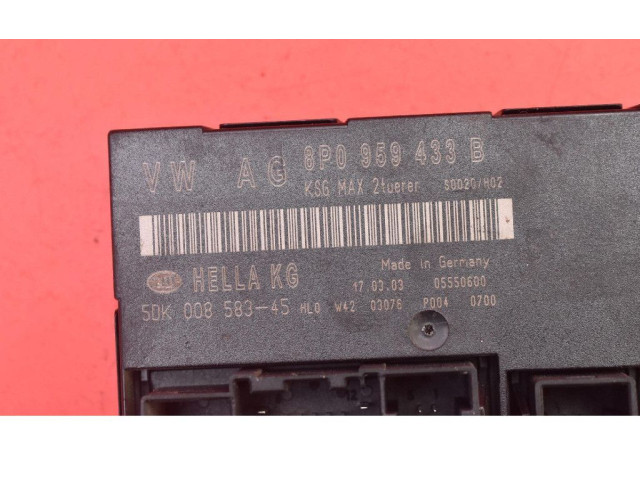 Блок комфорта 8P0959433B, 8P0959433B   Audi A3 S3 8L   