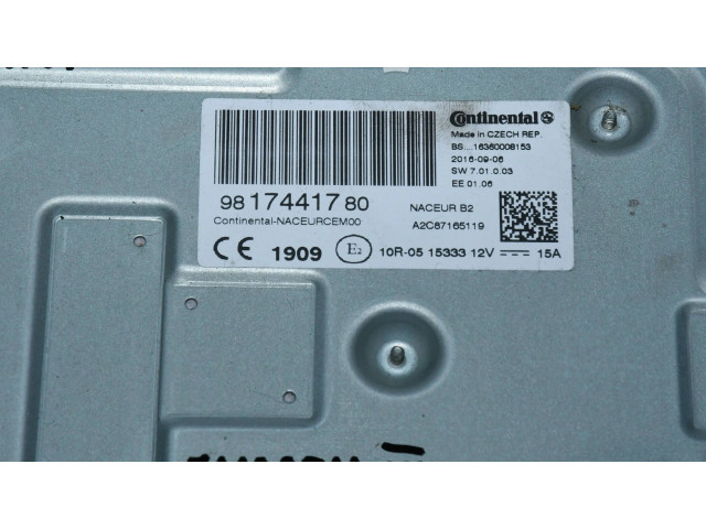 Считывающее устройство CD/DVD навигации (GPS) 9817441780    Peugeot Expert   