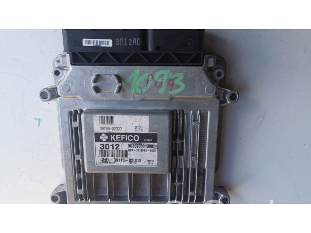 Комплект блоков управления 39110-02DD0-, 39110-02DD0 9030933012A0 Hyundai i10