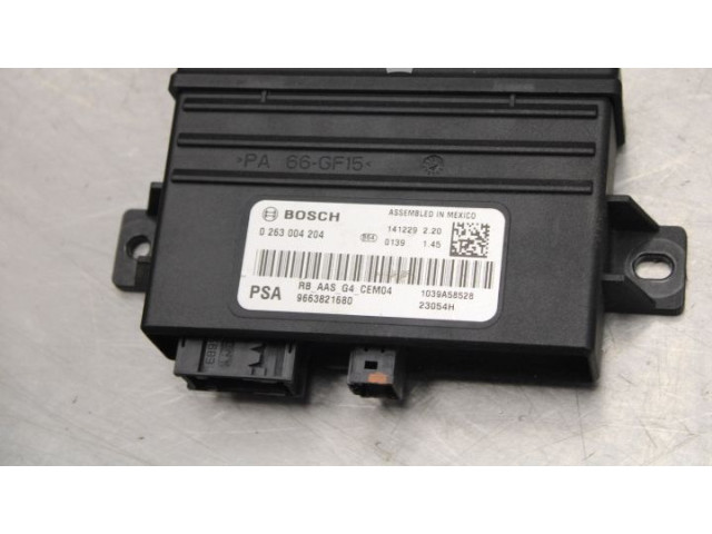 Блок управления 6590AQ, 0263004204 Citroen Berlingo