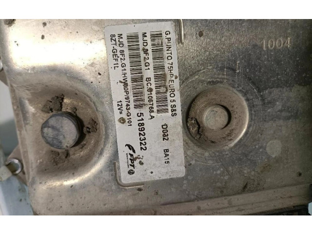 Řídící jednotka 51892322, 51892322 Fiat Punto Evo 2009