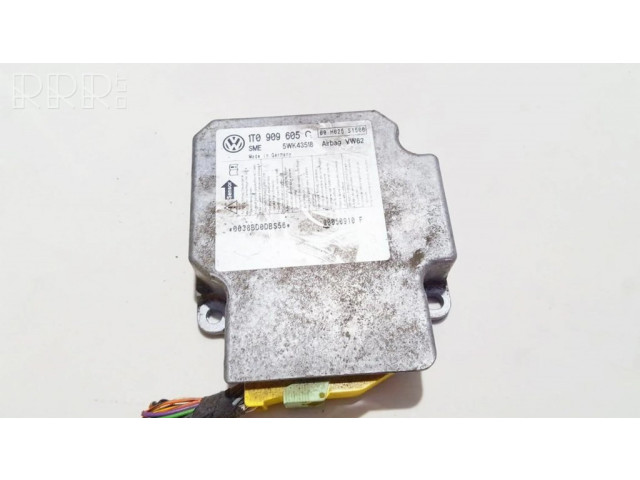 Блок подушек безопасности 1t0909605c, 5wk43518   Volkswagen Touran I