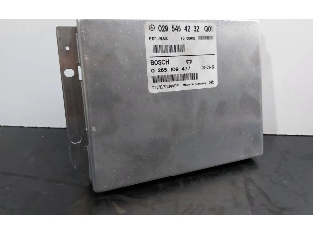 Блок управления АБС A0295454232, 0265109477   Mercedes-Benz A W168