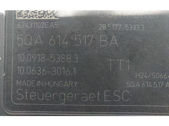 Блок АБС 5QA614517BA Skoda Karoq 2017 - года