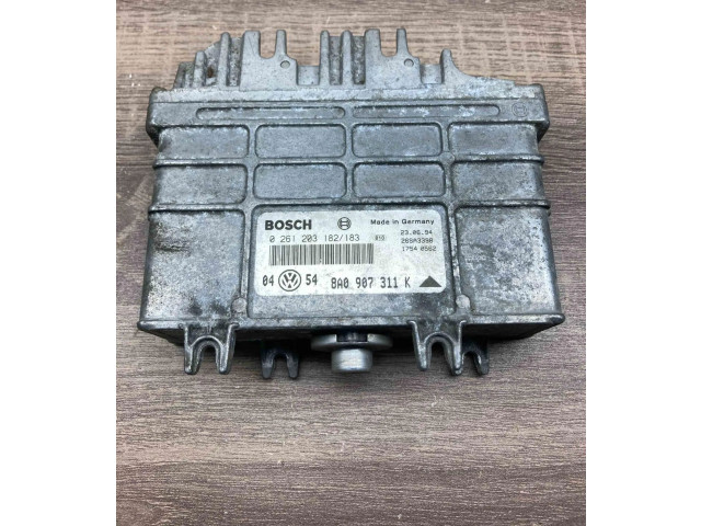 Блок управления двигателем Блок управления 8A0907311K, 0261203182 Volkswagen Golf III