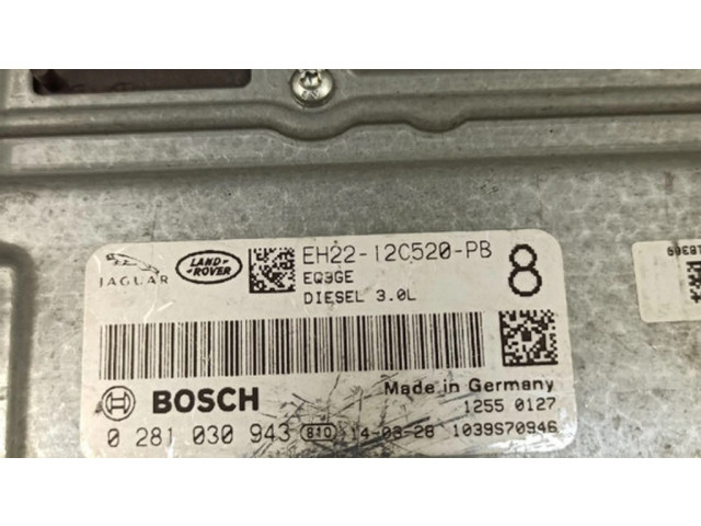 Блок управления двигателя EH2212C520PB, 0281030943 Land Rover Discovery 4 - LR4