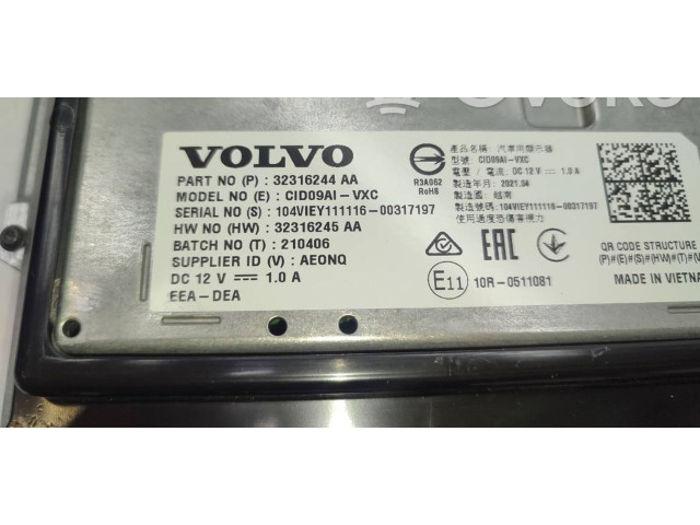 Дисплей    32316244AA   Volvo XC60
