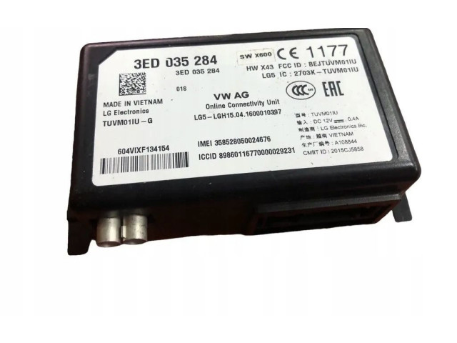 Блок управления 3ED035284, 3ED035284   Volkswagen Golf VII