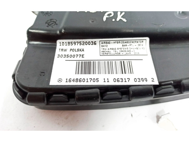 Подушка безопасности в сиденье 1648601705, 1018597520036 Mercedes-Benz R W251