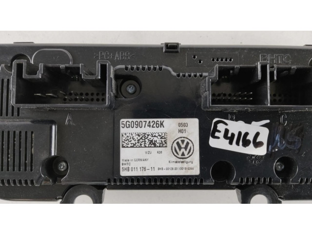 Блок управления климат-контролем 5G0907426K, 0000000   Volkswagen Golf VII
