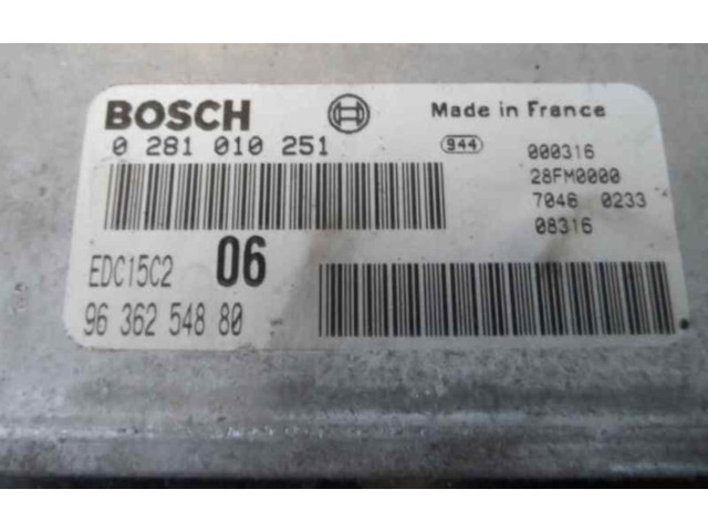 Řídící jednotka 0281010251   Citroen Berlingo 