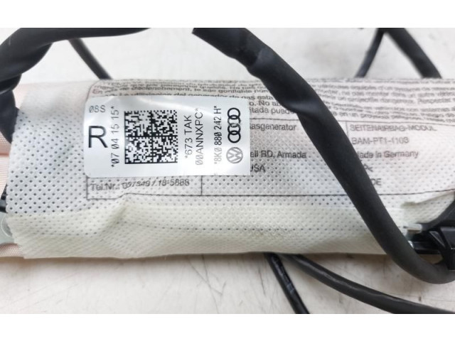 Подушка безопасности в сиденье 8K0880242J, 8K0880242H   Audi A4 S4 B8 8K