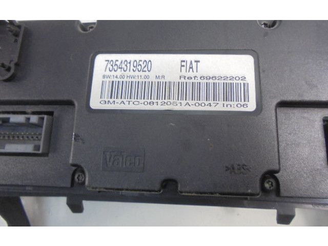 Блок управления климат-контролем 7354319520, 7354319520 Fiat Croma