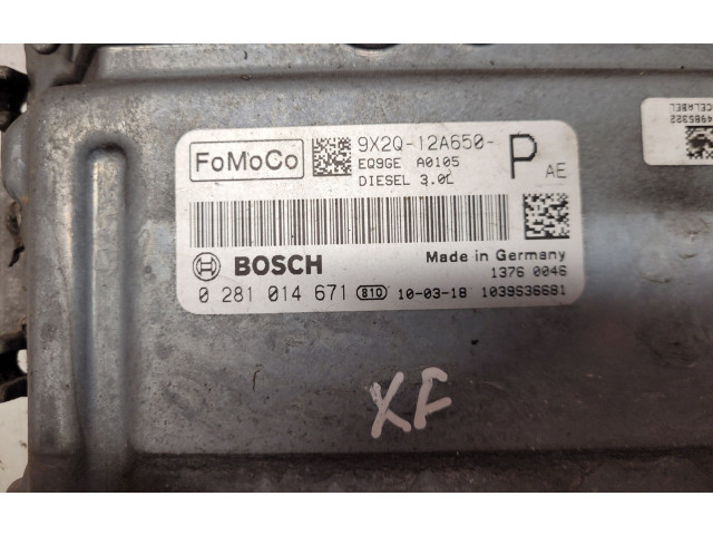 Řídící jednotka 9X2Q12A650P, 0281014671 Jaguar XF X250 2010