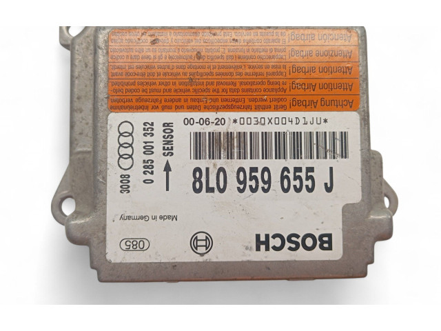 Блок управления 8L0959655J, 0285001352 Audi A3 S3 8L