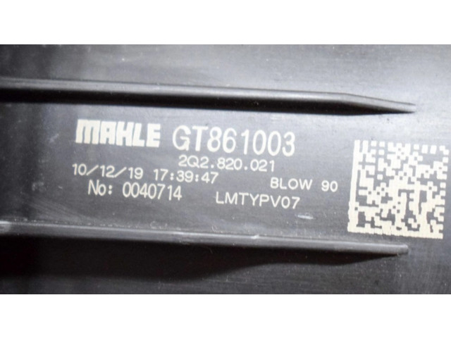 Вентилятор печки 2Q2820021, GT861003 Audi A1